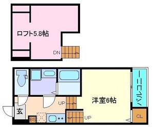 クレアドミールの物件間取画像